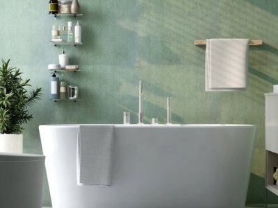 How to Wallpaper a Small&nbsp;Bathroom